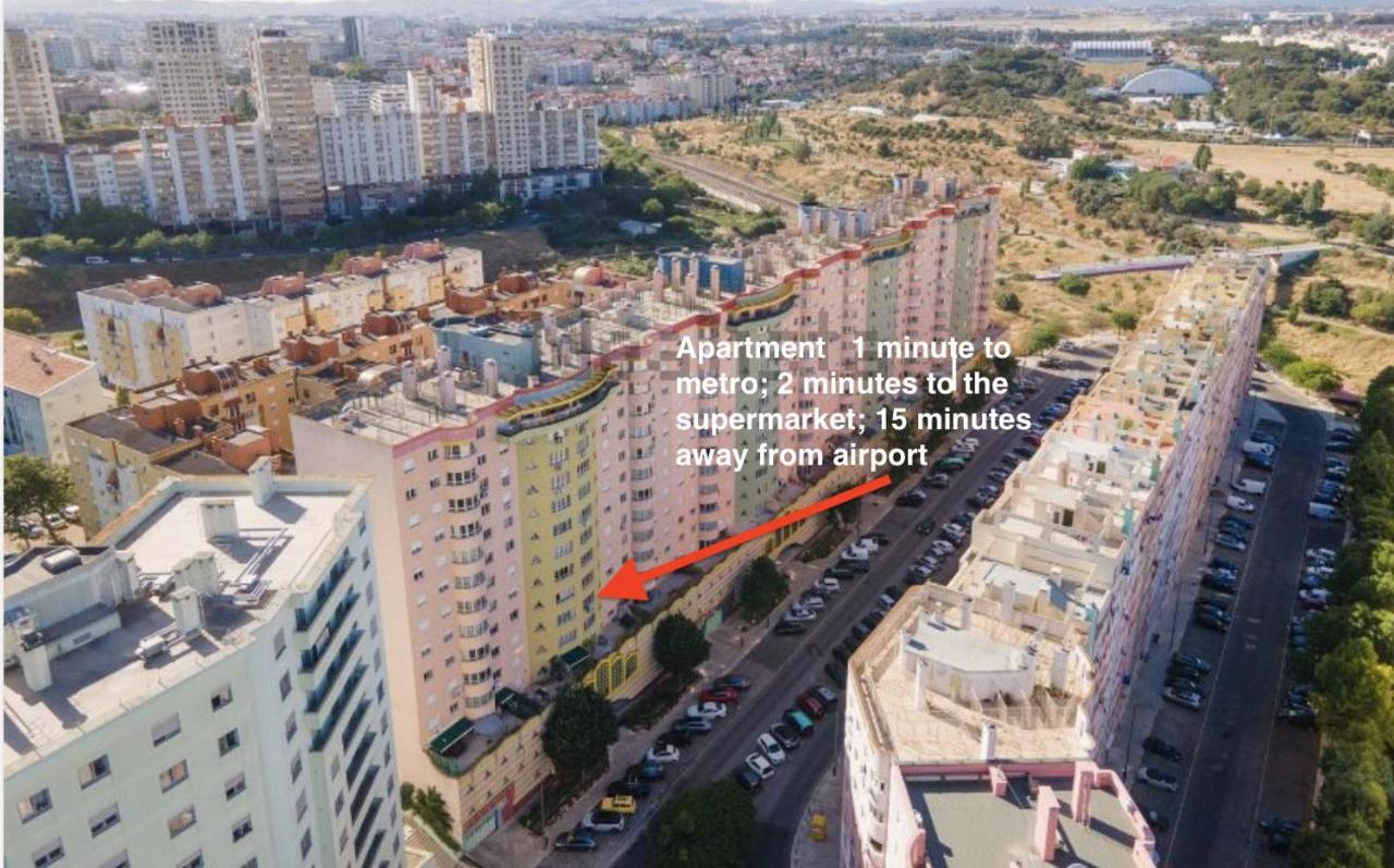 1-Minute Walk To The Metro And 2 To The Supermarket Lissabon Exterior foto